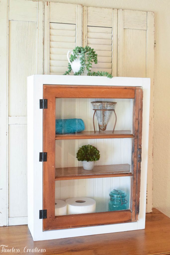 diy window wall cabinet by timeless creations